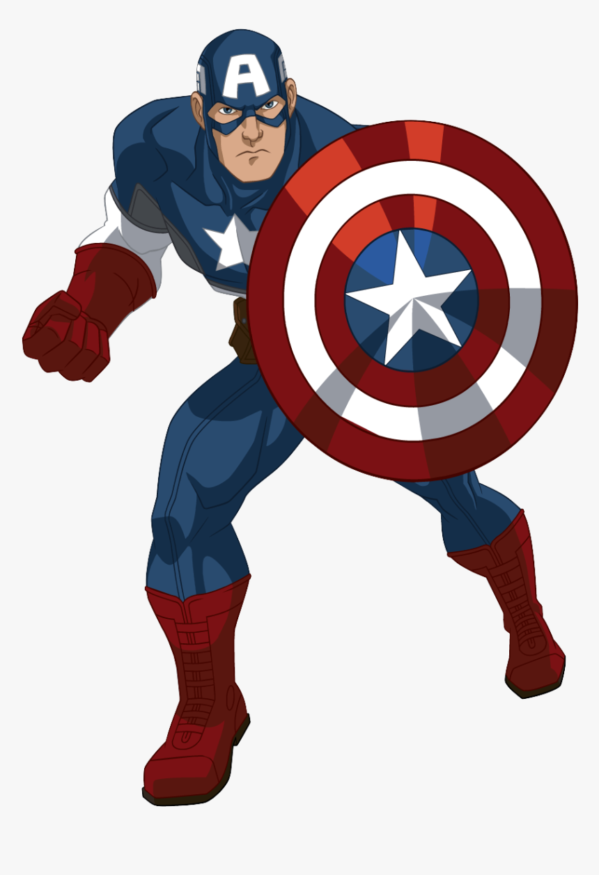 Captain American Spiderman Cartoon Marvel Clip Art - Captain 